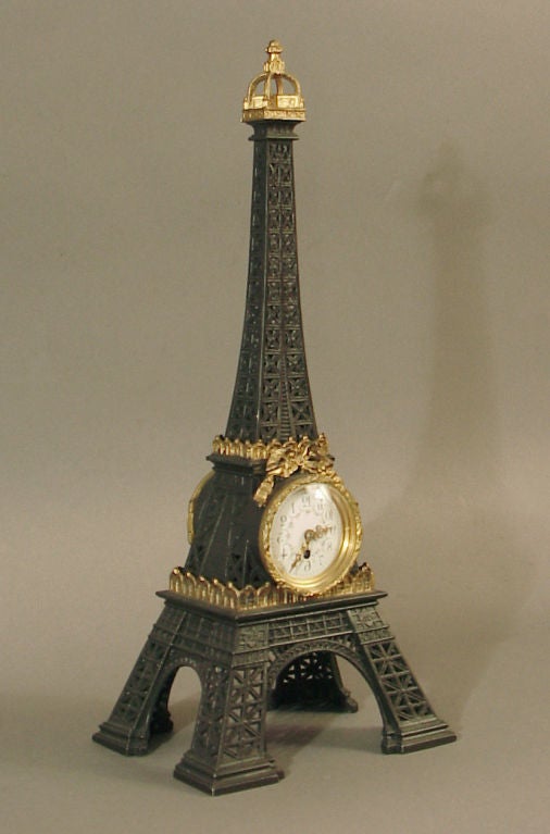 French Eiffel Tower Clock 6