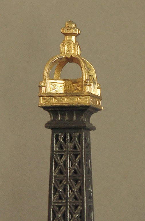 French Eiffel Tower Clock 2