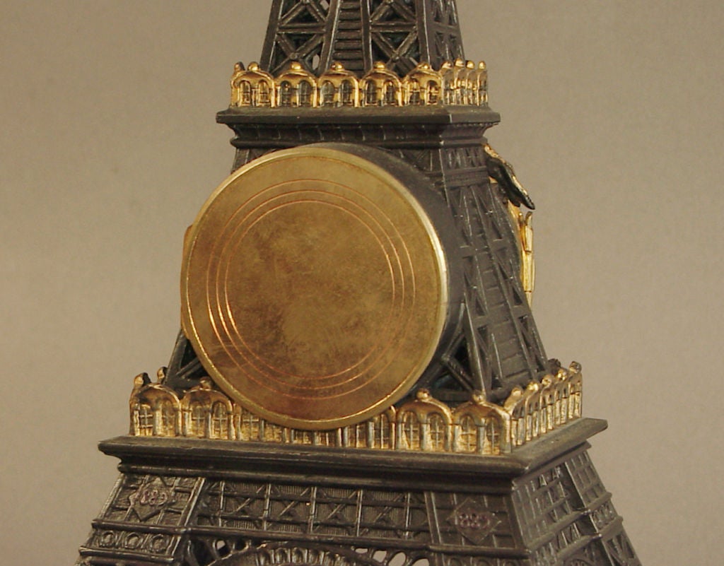 French Eiffel Tower Clock 3