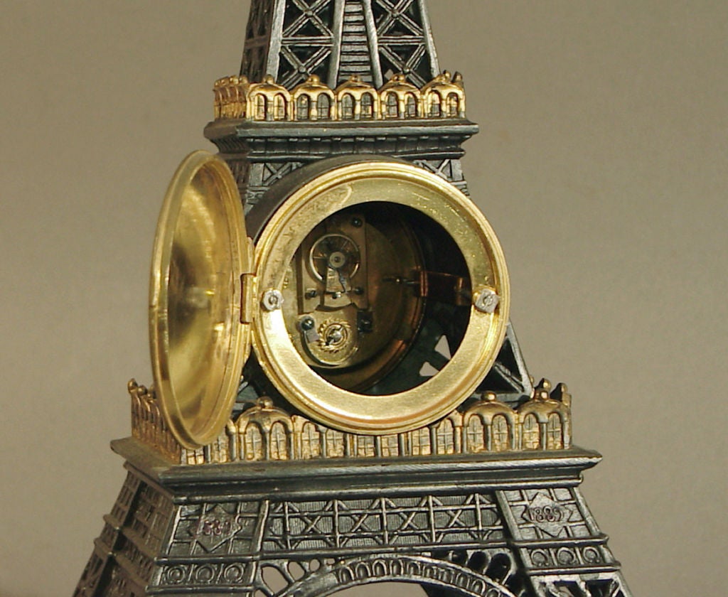 French Eiffel Tower Clock 4