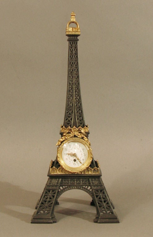 French Eiffel Tower Clock 5