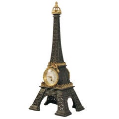 French Eiffel Tower Clock