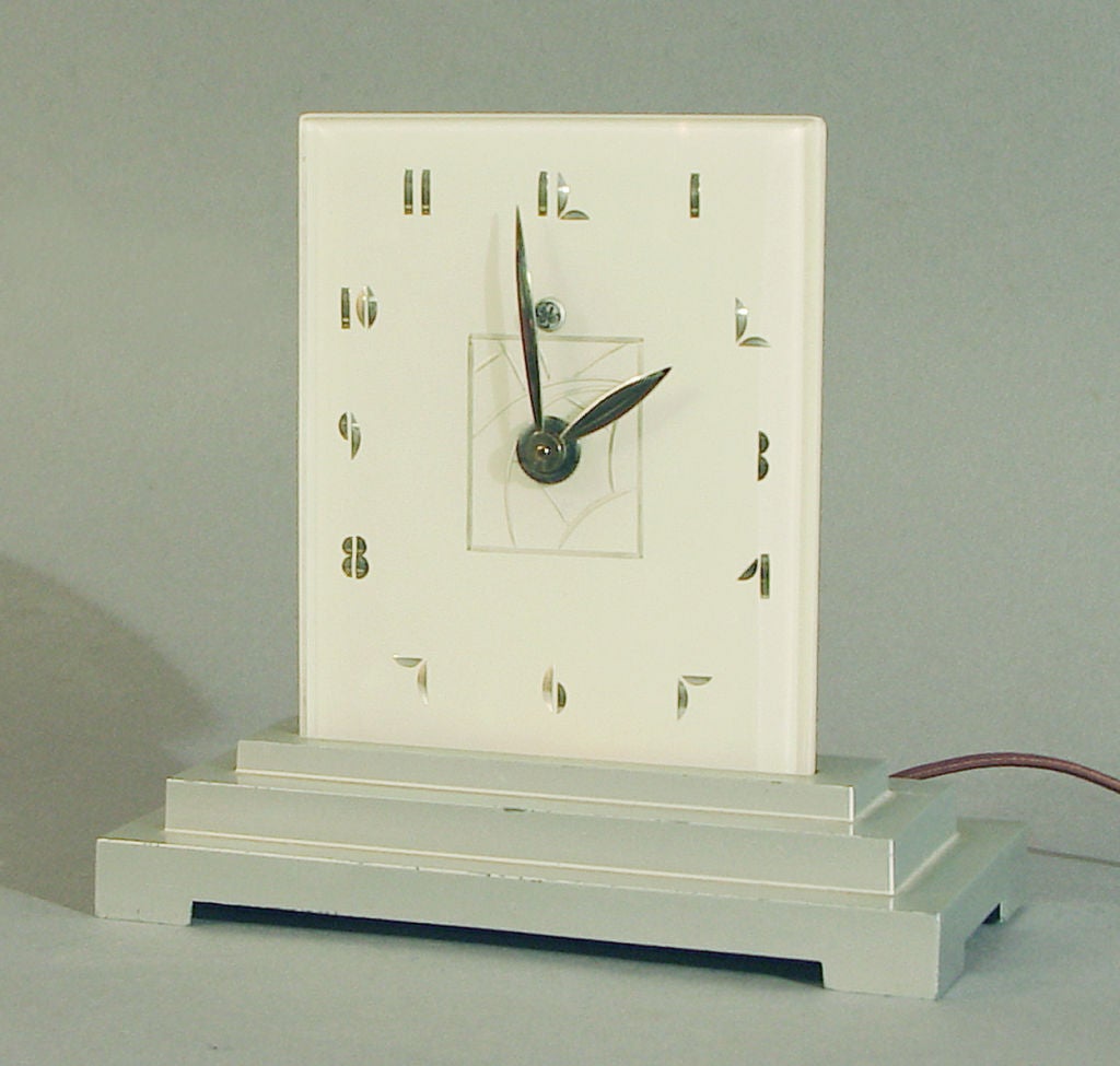 Art Deco Electric Clock by General Electric at 1stDibs