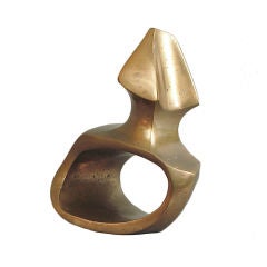 French Moderne/Art Deco Abstract Bronze