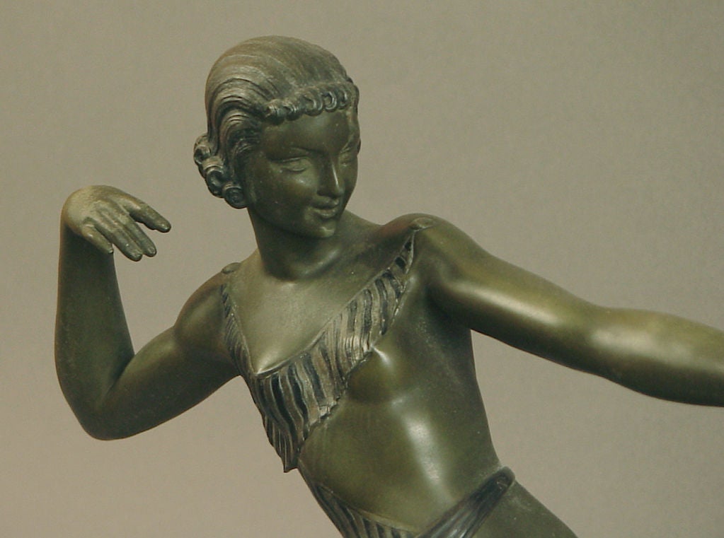 Diana the Huntress Sculpture, French Art Deco Clock, Garnitures 2