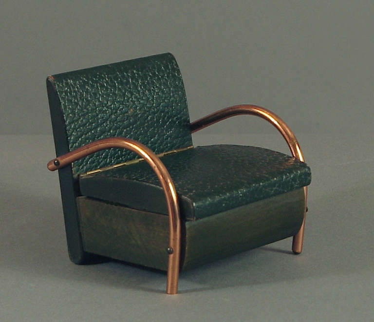 French Art Deco Club or Armchair?  Or... a Jewelry or Cigarette Box!?