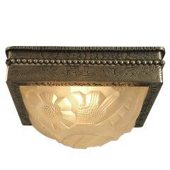 Vintage Degue Plafonnier -- A Special French Art Deco Overhead Light