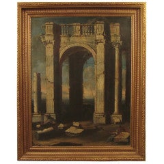 Coccorante's Architectural Masterpiece; Painting of Roman Ruins