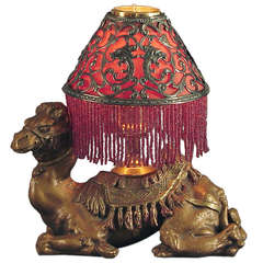 Antique Tut, Tut.  An American Art Deco Camel Lamp Worthy of His Majesty's Sarkofagus