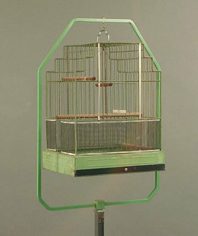 20th Century The Last Word in an Art Deco Bird Cage