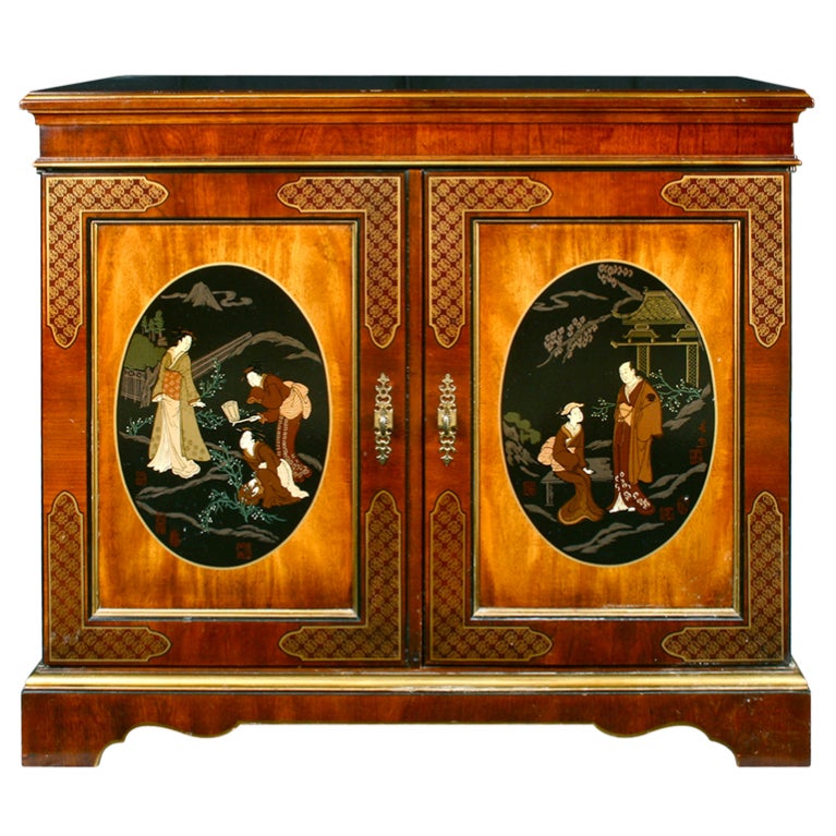 Chinoiserie TV Cabinet by the Drexel Furniture Company