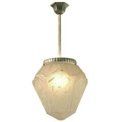 French Art Deco Hallway or Small Room Light with Exceptional Design
