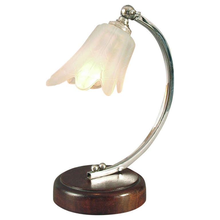 Far, far Cuter than Cute Petite French Art Deco Table Lamp