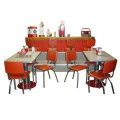 Vintage Fabulous Fifties Soda Fountain Counter & Tables, Stools & Chairs & More!!
