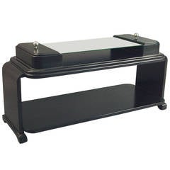 Best of the Best -- an Art Deco Coffee Table with Mirrored Top and Compartments