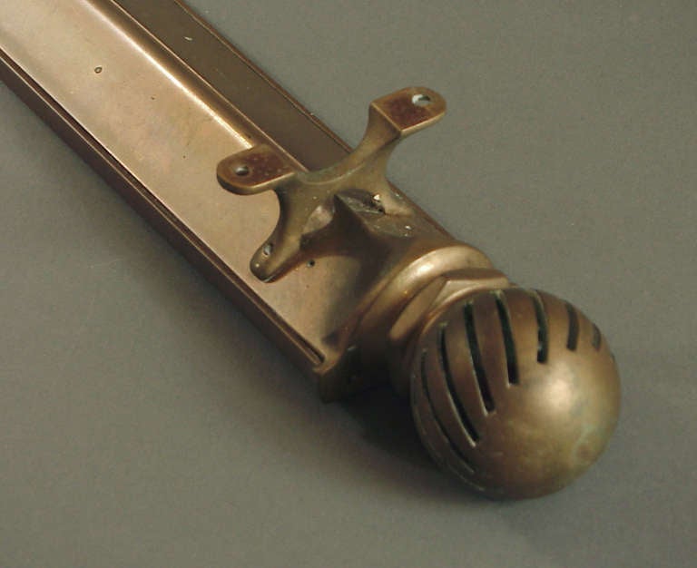 Art Nouveau Top Quality Bronze Thermometer, Tycos, from Rochester, NY and Toronto, Canada For Sale