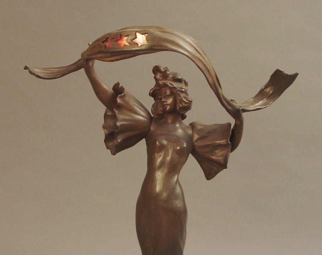 So-named according to the tiny bronze plaque at her foot, classically Art Nouveau-styled 