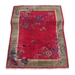 Chinese Art Deco Era Wool Pile Carpet