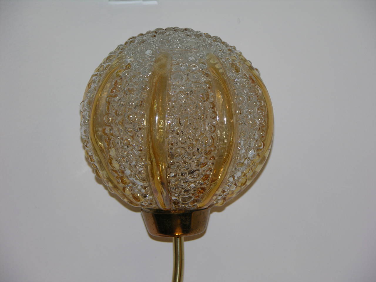 Barovier 1950s Delightful Pair of Textured Murano Glass Sconces 2
