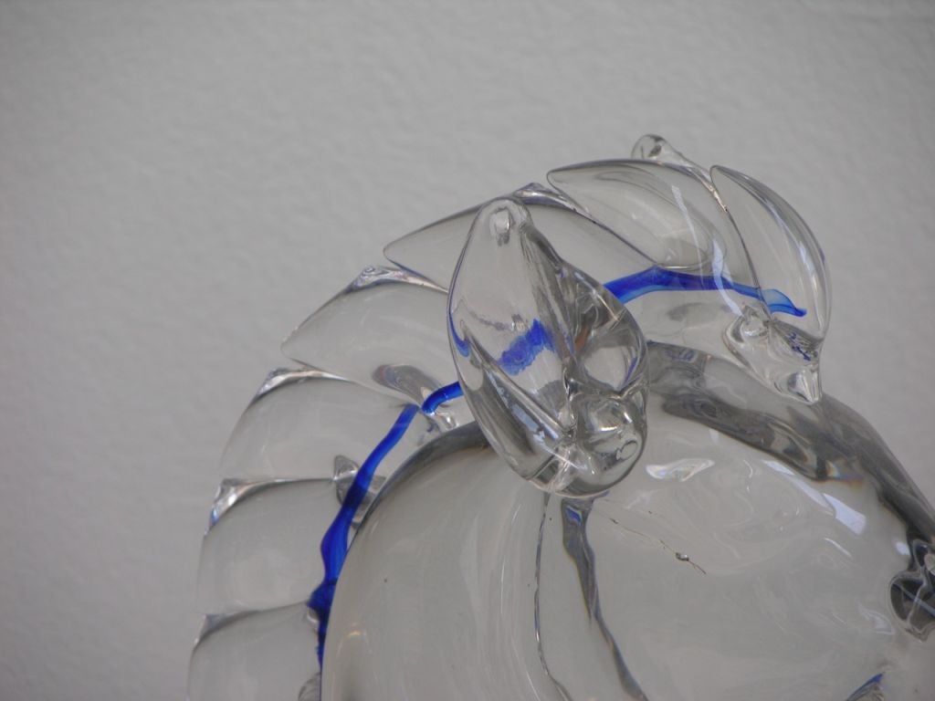 Murano Glass Vintage Italian Sculptural Glass Horse