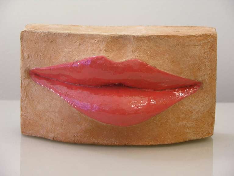 LIPS, Sculpture In Terra Cotta