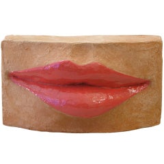 LIPS, Sculpture In Terra Cotta