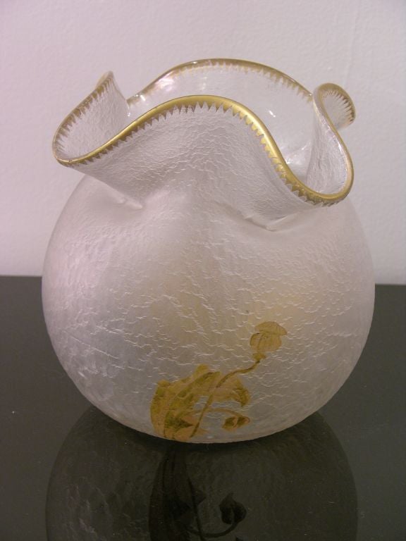 late 19th century French vase by Legras 1