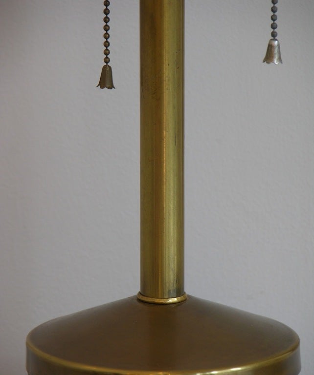 Mid-20th Century Very Attractive Vintage Pair of Copper and Brass Lamps For Sale