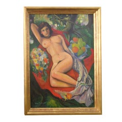 French Post-impressionist "nude" by Yvan Parrault