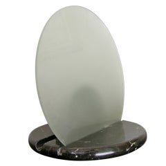 Vintage Italian Lamp on Marble Base designed by Bruno Gecchelin