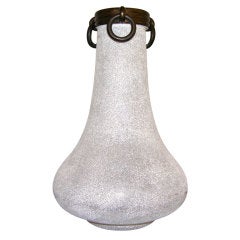 Vase vintage scavo Murano de Seguso Vetri d
Arte en bronze