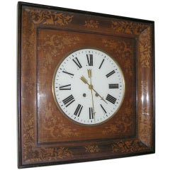 Superb French Charles X Inlaid Wall Clock 8