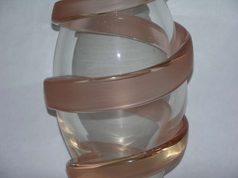 Vintage Venini Murano Glass Vase 1