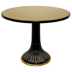 Vittorio Dassi Rare 1950s Italian Round Coffee Table