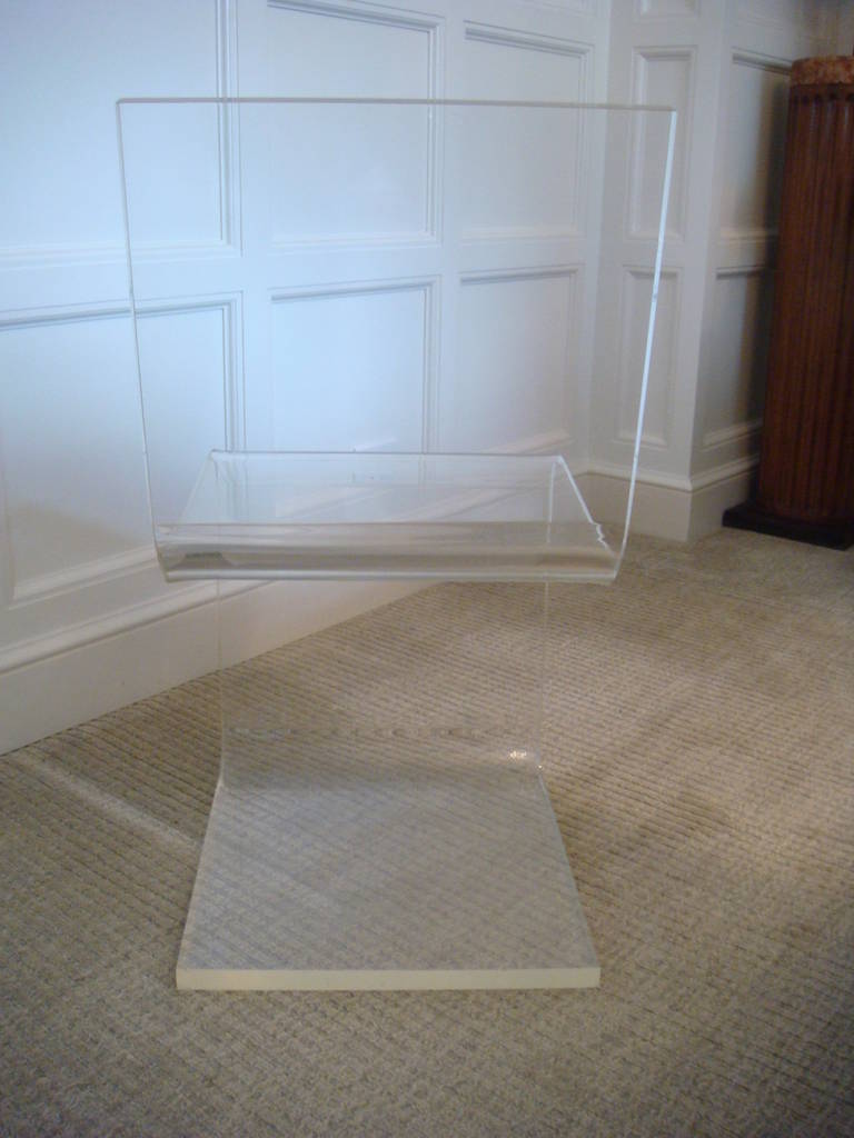 vintage lucite desk