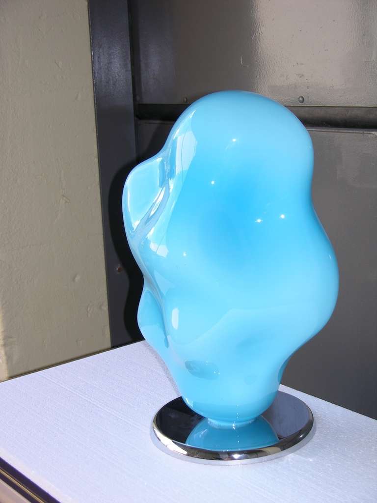Big Whimsical Cloud Lamp in Murano Glass by Toso
