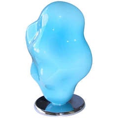 Big Whimsical Cloud Lamp in Murano Glass by Toso