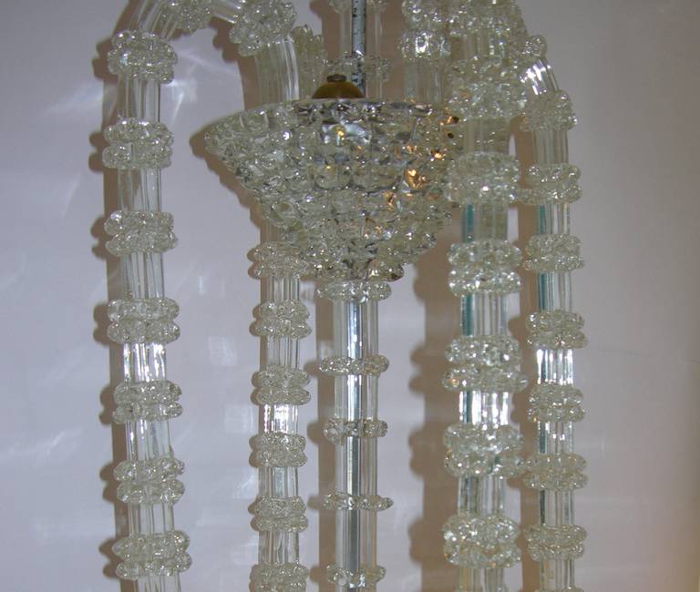 Exceptional 1938 Ercole Barovier Rostrato Chandelier 2