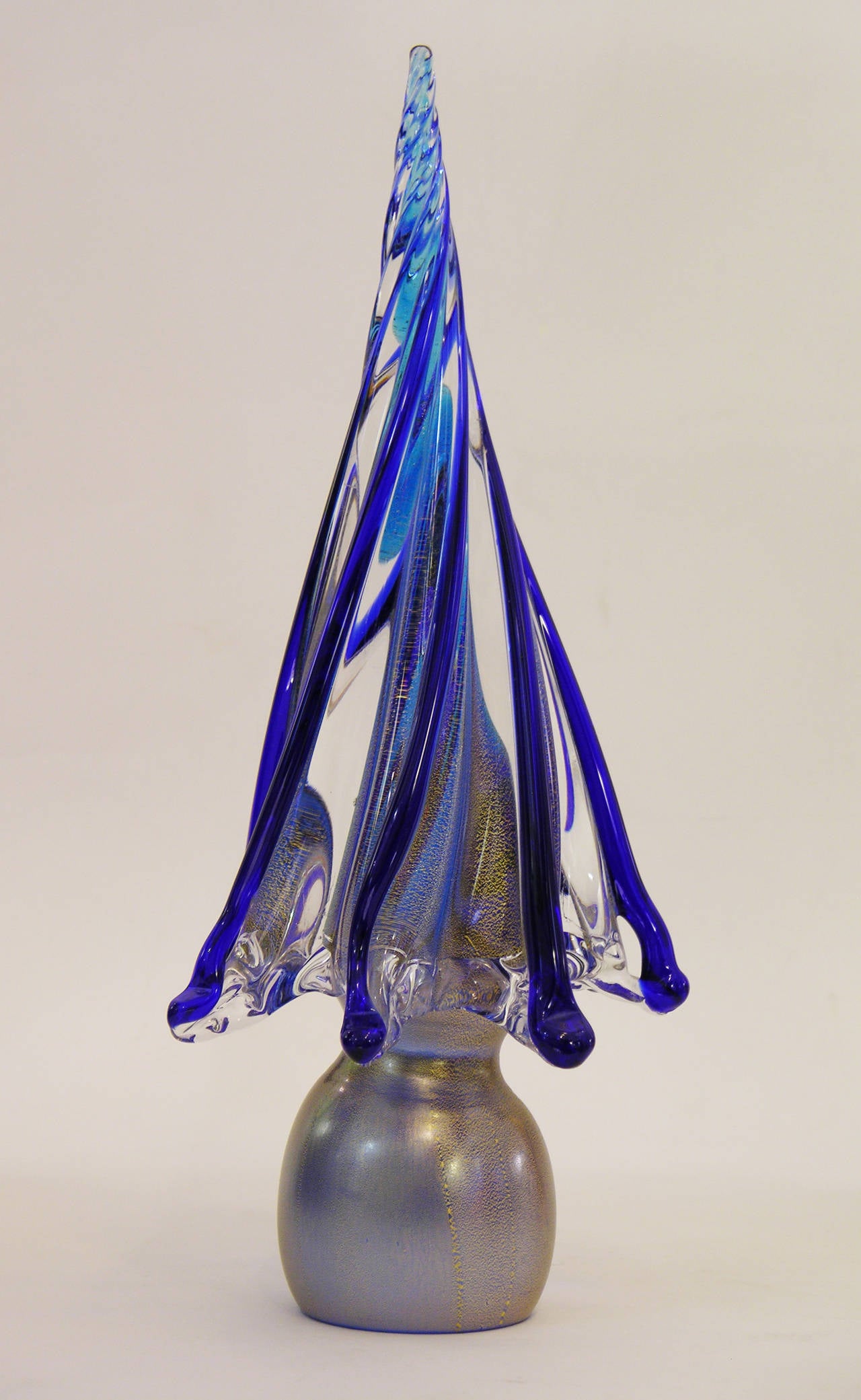 Italienische Weihnachtsbaum-Skulpturen aus Muranoglas von Formia 2