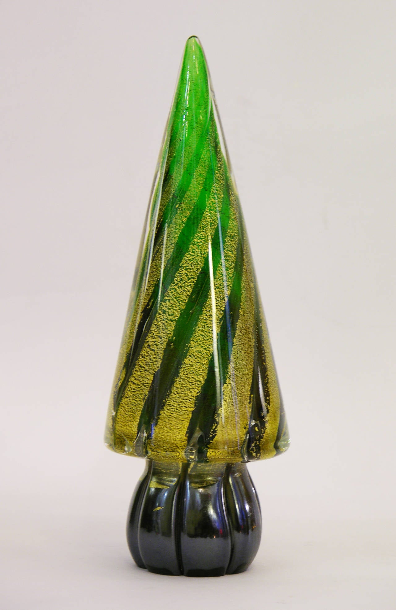 Vintage Italian Murano Glass Christmas Tree Sculptures by Formia 1