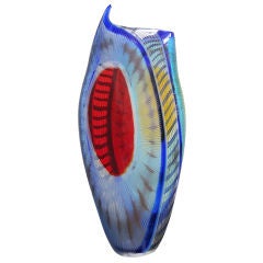 Murano glass vase entitled JUPITER by Andrea Zilio