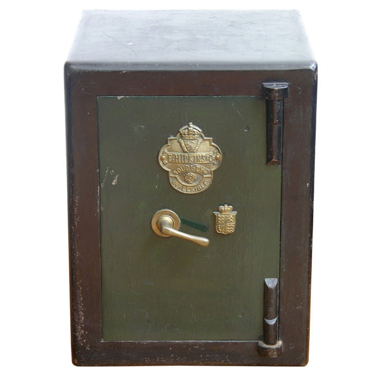 Antique coffre-fort anglais original avec clés sur 1stDibs | coffre fort en  anglais