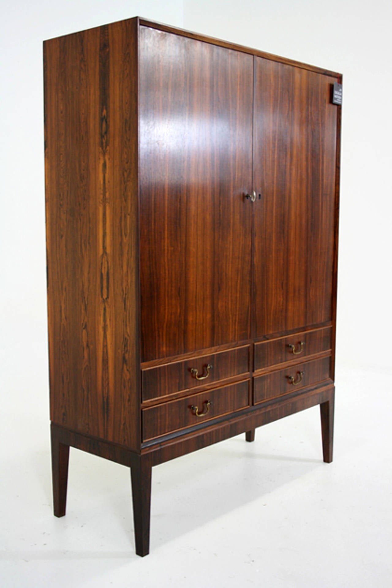 Scandinavian Modern Stunning Danish Mid-Century Modern Rosewood Cabinet