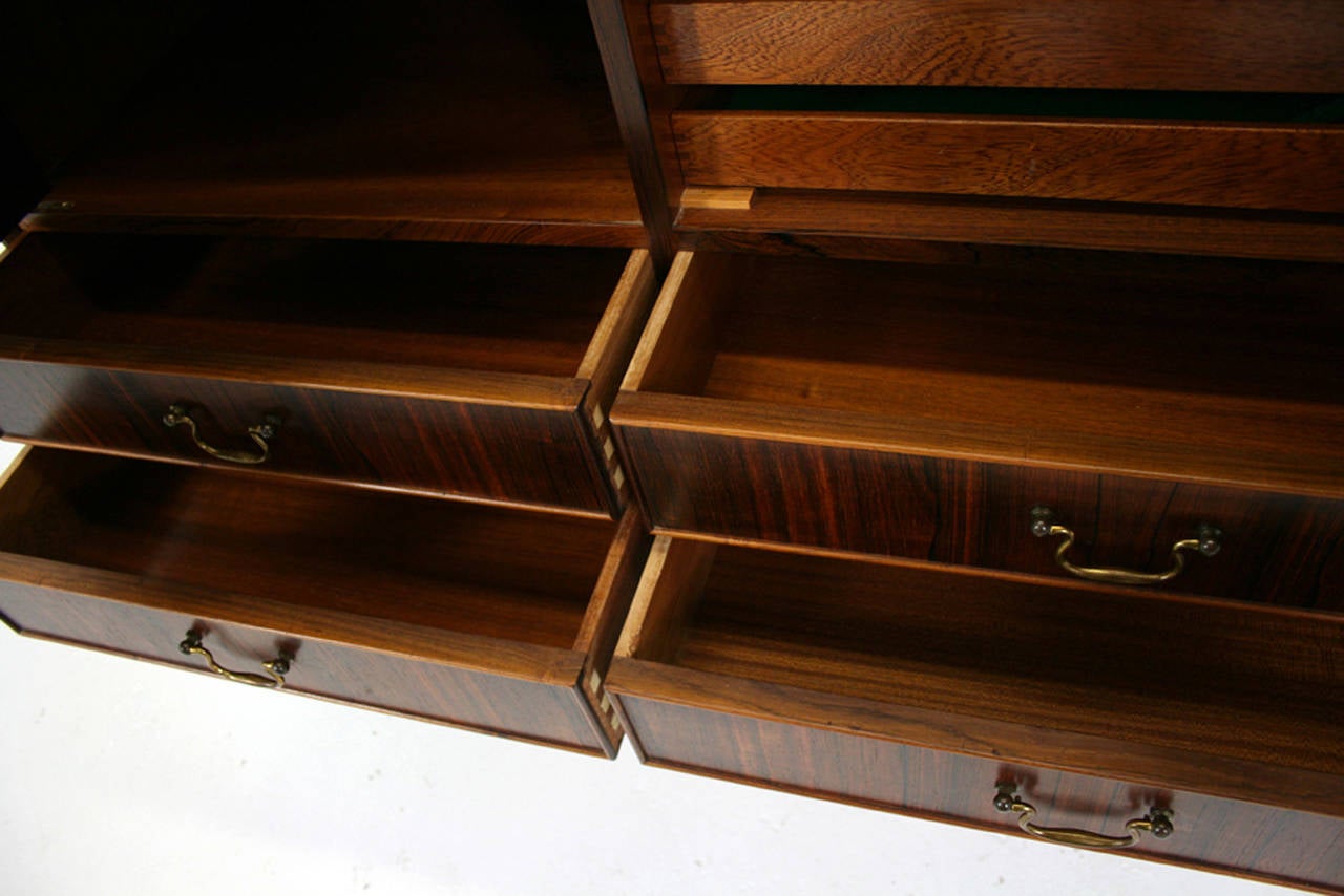 Mid-20th Century Stunning Danish Mid-Century Modern Rosewood Cabinet