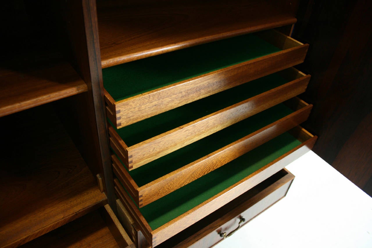 Stunning Danish Mid-Century Modern Rosewood Cabinet 1