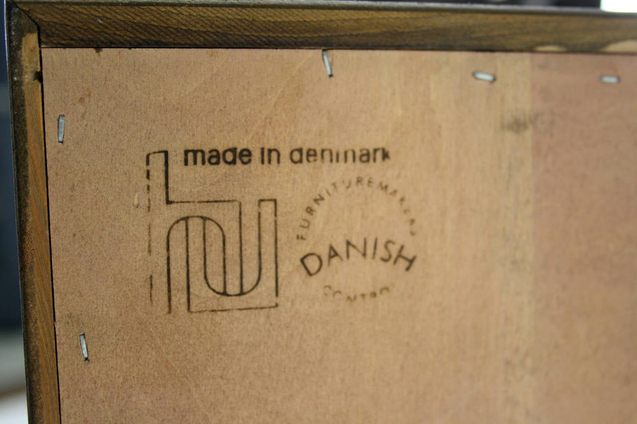 Danish Mid Century Modern Rosewood Sideboard Credenza Cupboard Cabinet 4