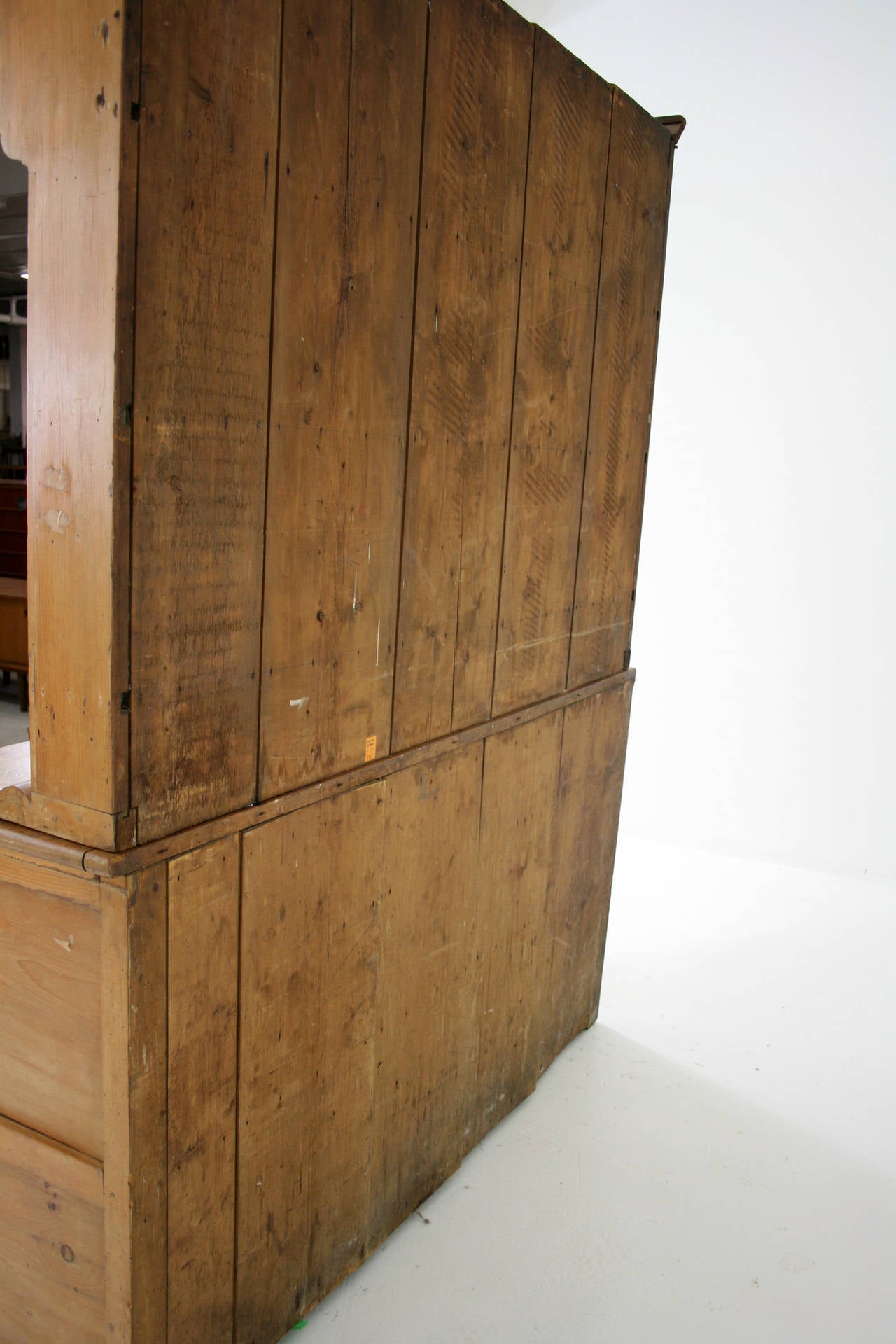 Victorian Pine Welsh Dresser Sideboard Cupboard 3