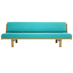 Danish Mid Century Modern Oak Day Bed Sofa by Hans Wegner for Getama