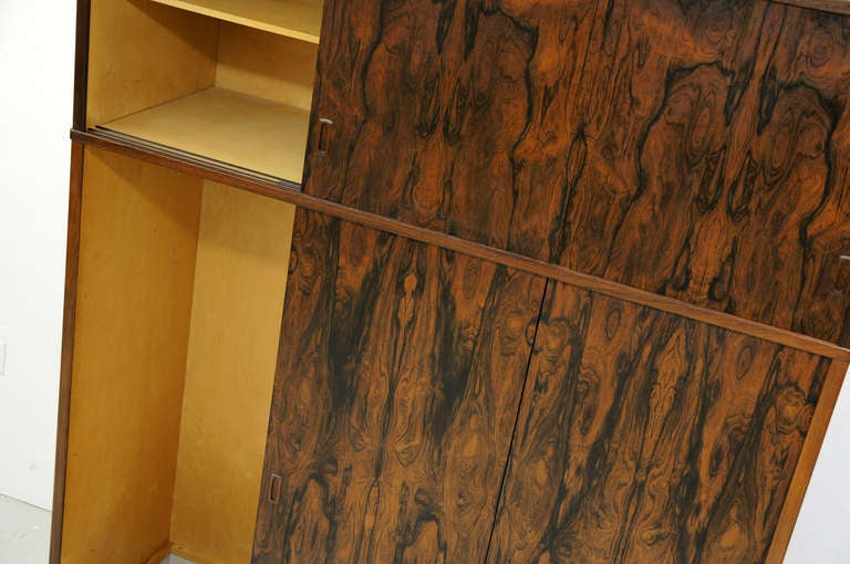 Stunning Danish 3 Door Rosewood Wardrobe 3