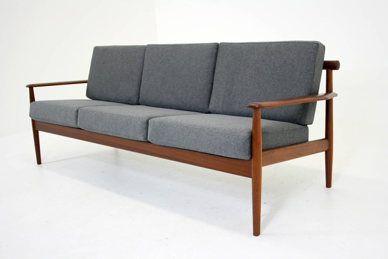 Danish Mid Century Modern Stunning Teak Three Seat Sofa Or Couch At 5595 Dimension 79 L X 29 D 31 5